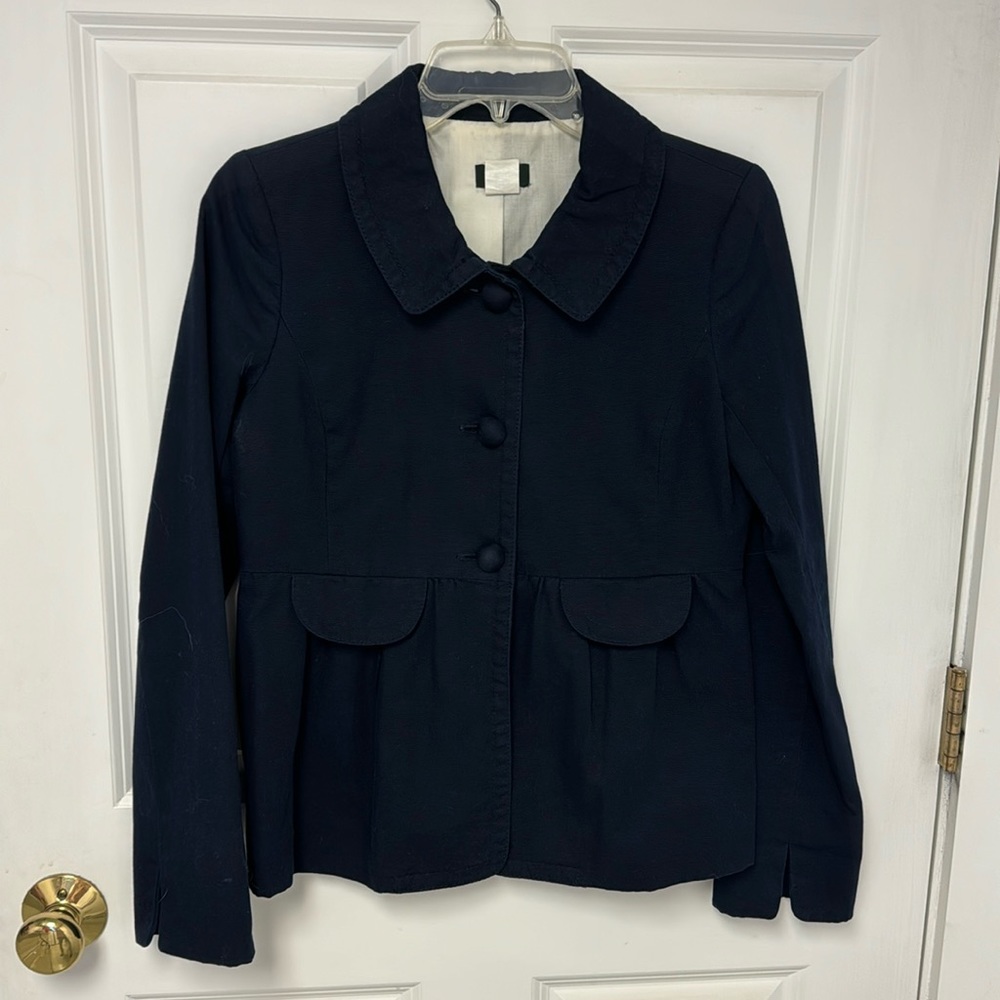 J Crew Blazer Sz 2  navy